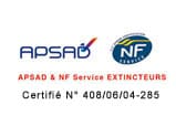 logo APSAD exctincteurs